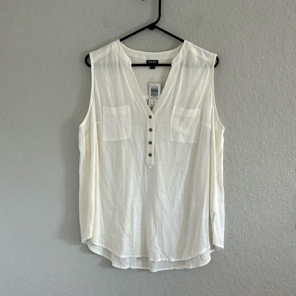 Women’s Harper off-white summer tank